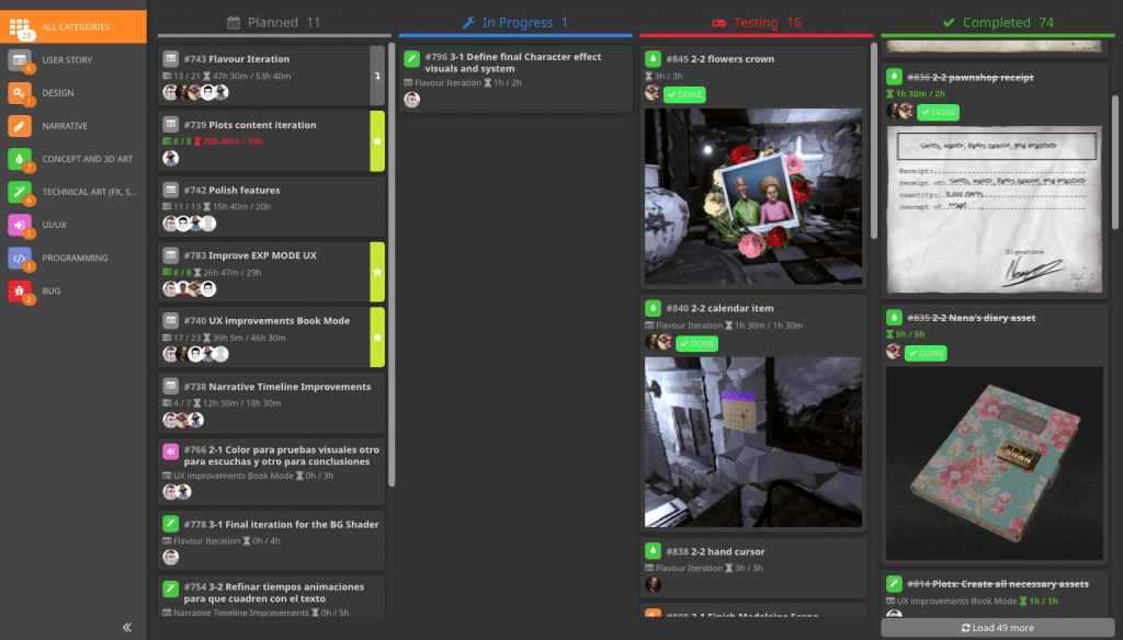 Collaboration using HacknPlan