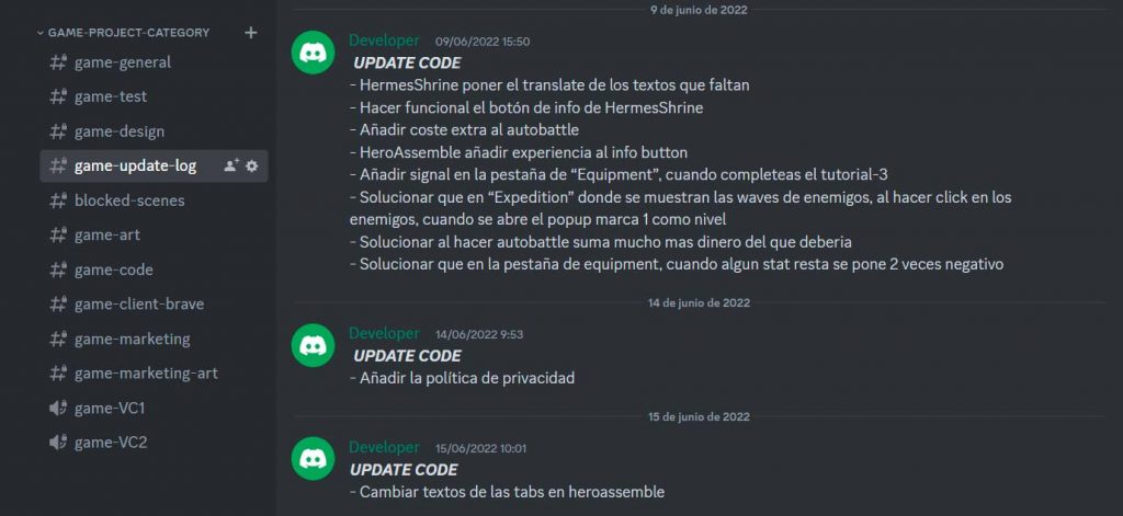 Collaboration using Discord