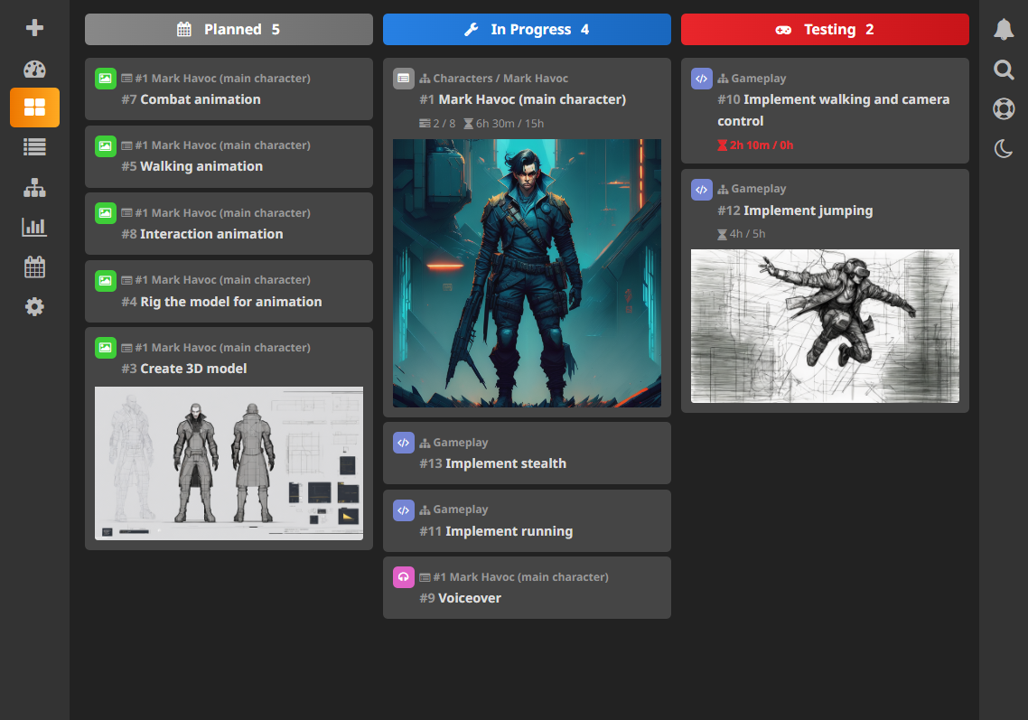 Dev Diary 26 – Slack my Gantt chart